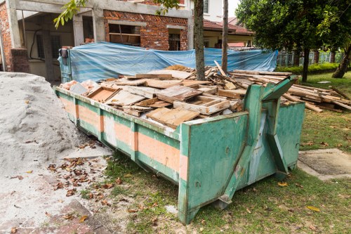 Business waste removal truck in Tottenham