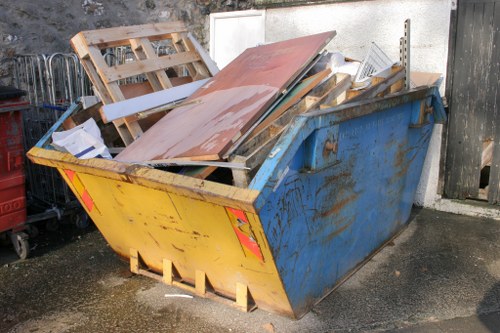 Documentation showing public liability insurance certificate for waste removal