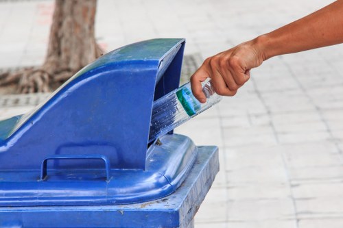 Scheduled waste pickup for offices