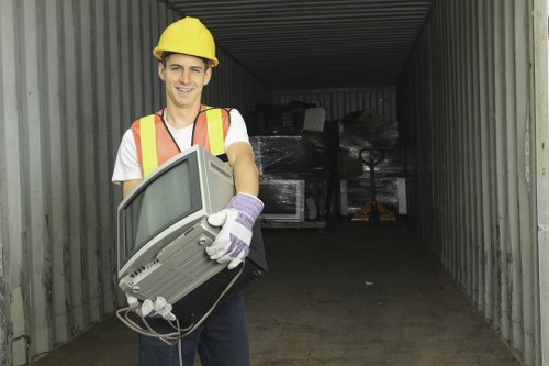 Recycling center in Tottenham