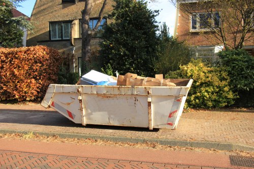 Efficient debris removal by garden clearance experts